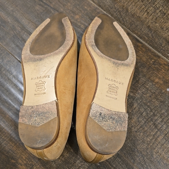 Margaux Women's Tan Flats - Picture 5 of 8